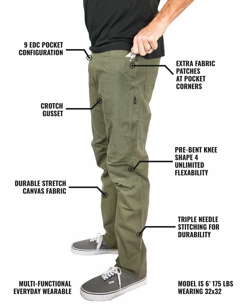 Trailblazer Standard Fit Pants - DK Olive