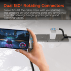 HyperGear Chunky180° 100W USB-C to USB-C Rugged Fast Charge Cable 6ft