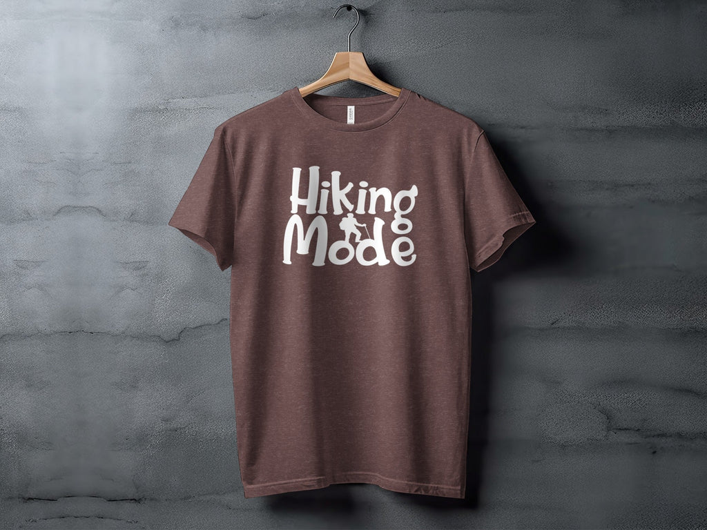 Hiking Mode Funny Outdoor Adventure Hiker Nature T-Shirt