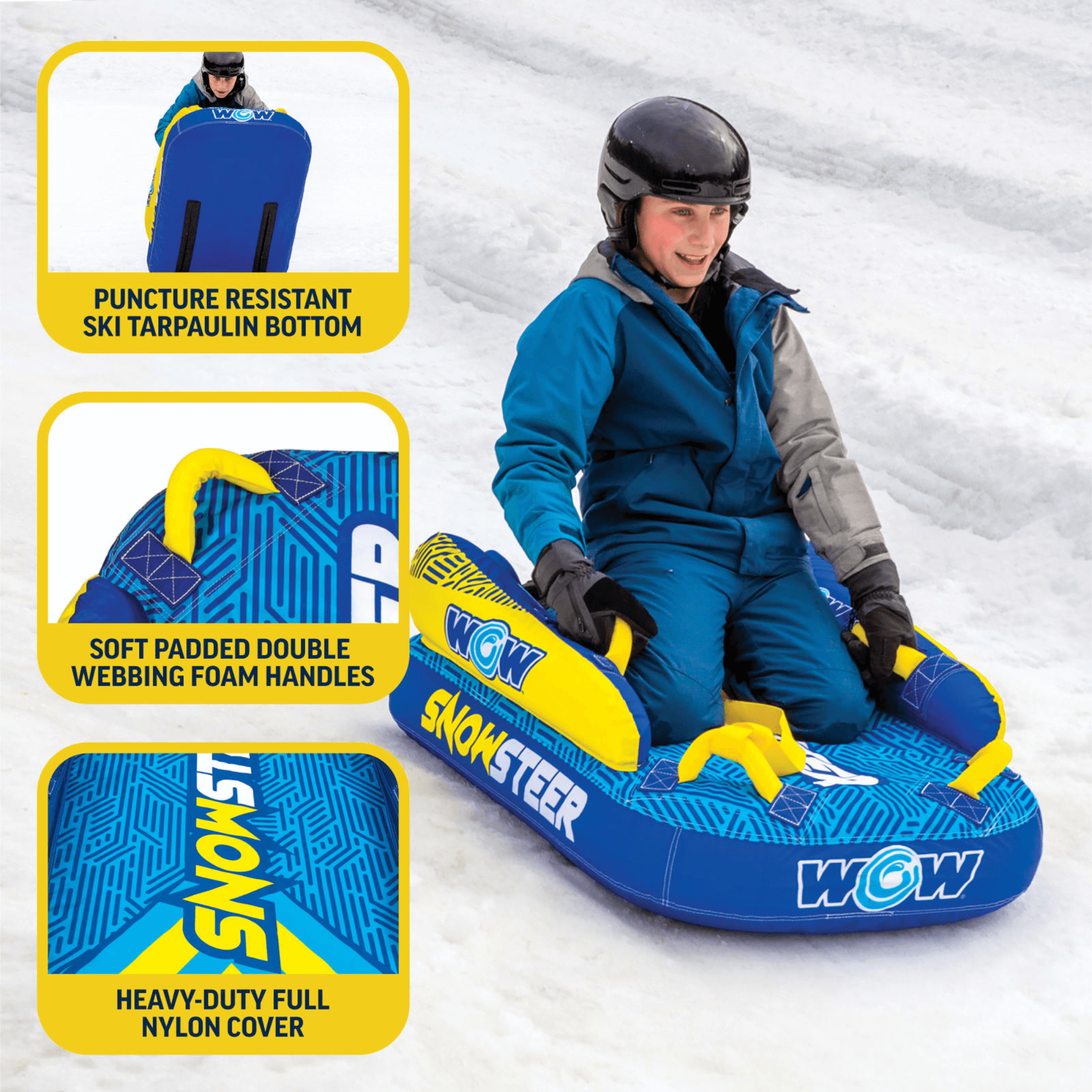 WOW Watersports SnowSteer Snow Sled