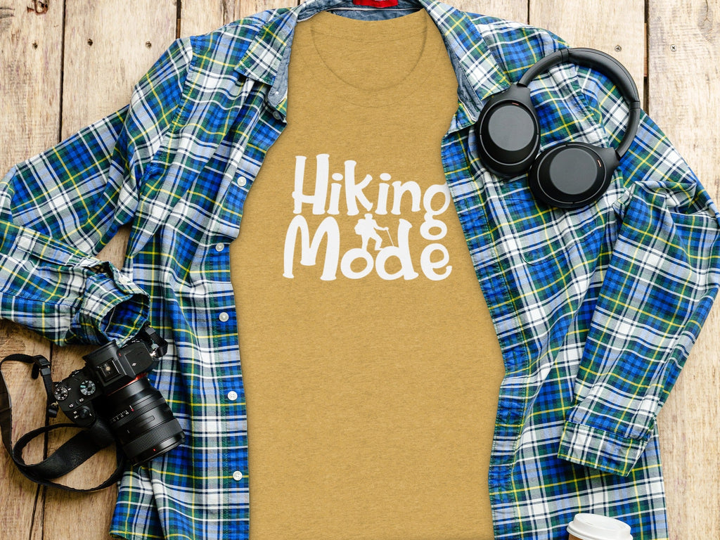 Hiking Mode Funny Outdoor Adventure Hiker Nature T-Shirt
