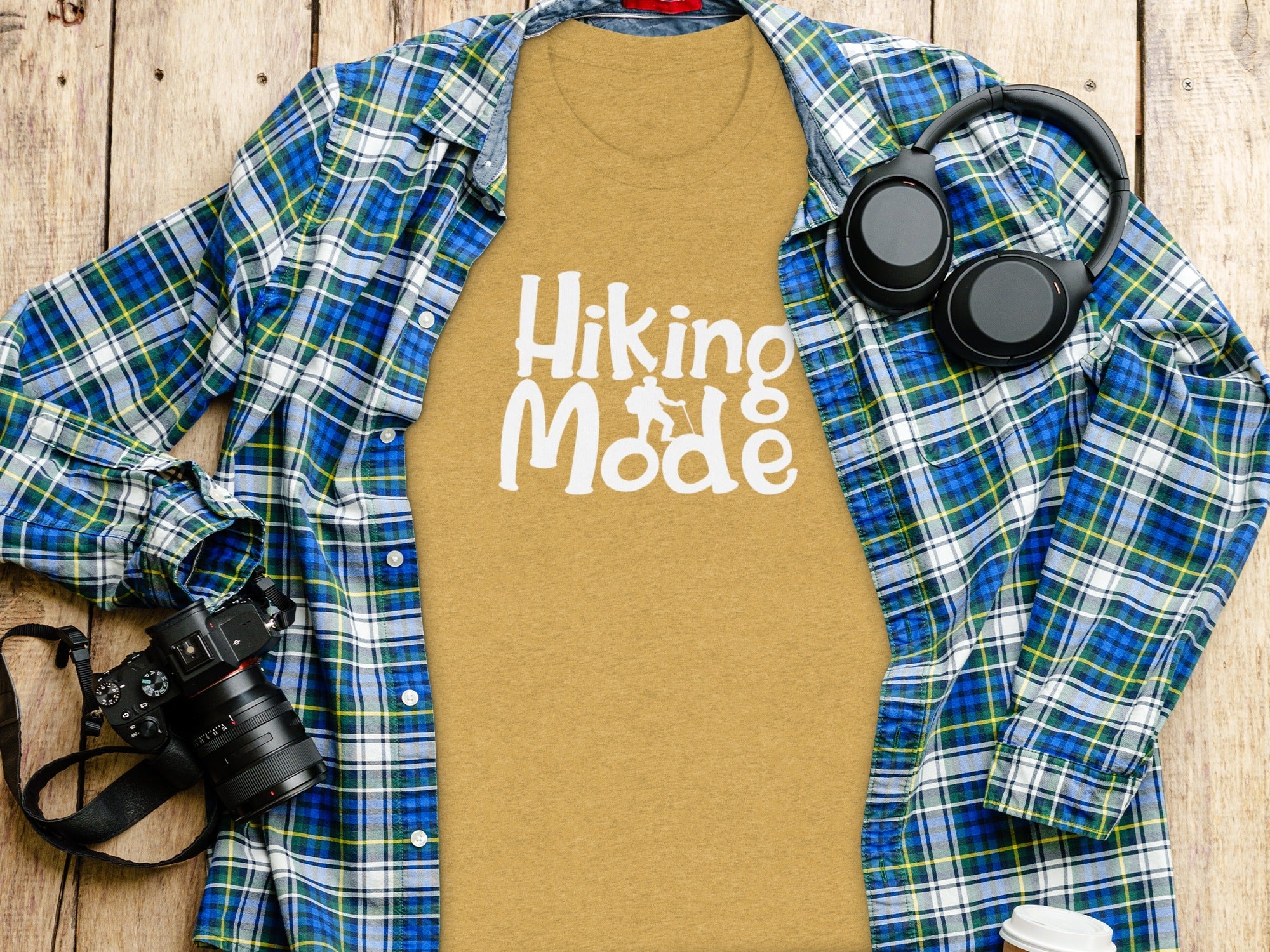 Hiking Mode Funny Outdoor Adventure Hiker Nature T-Shirt