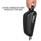 Bicycle Bag Rainproof Road Bike Bag 1.2L Large Capactity Cycling Seat Post Rear Bag For Bicycle Accessories Bike Bag Bicycle Under Seat Pouch Cycling Wedge Pack For Mountain Road Cycling Accessories Storage