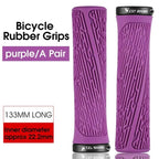 Bicycle Handlebar Grips Cycling Bicycle Accessories Non-Slip Bicycle Handlebar Grips Bike Handle Ergonomic Shockproof Bicycle Handle Grip With Adjustable Aluminum Lock For Mountain Bike