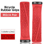 Bicycle Handlebar Grips Cycling Bicycle Accessories Non-Slip Bicycle Handlebar Grips Bike Handle Ergonomic Shockproof Bicycle Handle Grip With Adjustable Aluminum Lock For Mountain Bike