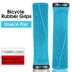 Bicycle Handlebar Grips Cycling Bicycle Accessories Non-Slip Bicycle Handlebar Grips Bike Handle Ergonomic Shockproof Bicycle Handle Grip With Adjustable Aluminum Lock For Mountain Bike