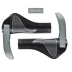 Bicycle Handlebar Grips Cycling Bicycle Accessories Non-Slip Bicycle Handlebar Grips Bike Handle Ergonomic Shockproof Bicycle Handle Grip With Adjustable Aluminum Lock For Mountain Bike