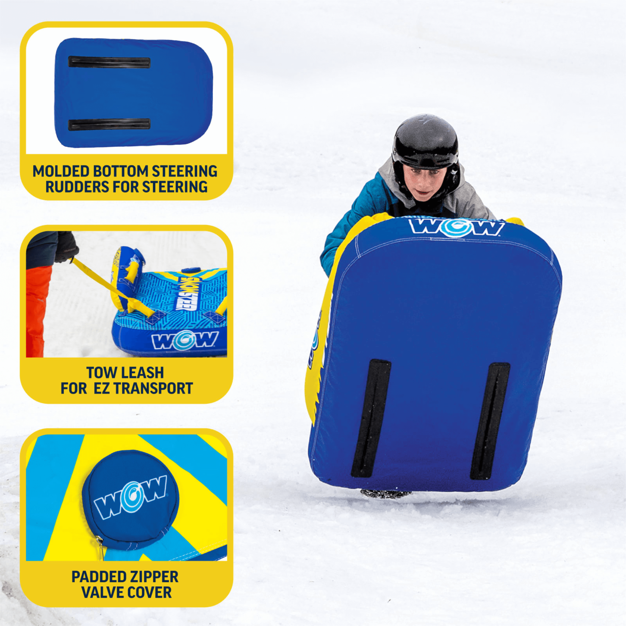 WOW Watersports SnowSteer Snow Sled