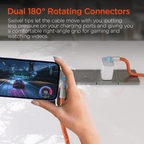 HyperGear Chunky180° 100W USB-C to USB-C Rugged Fast Charge Cable 6ft