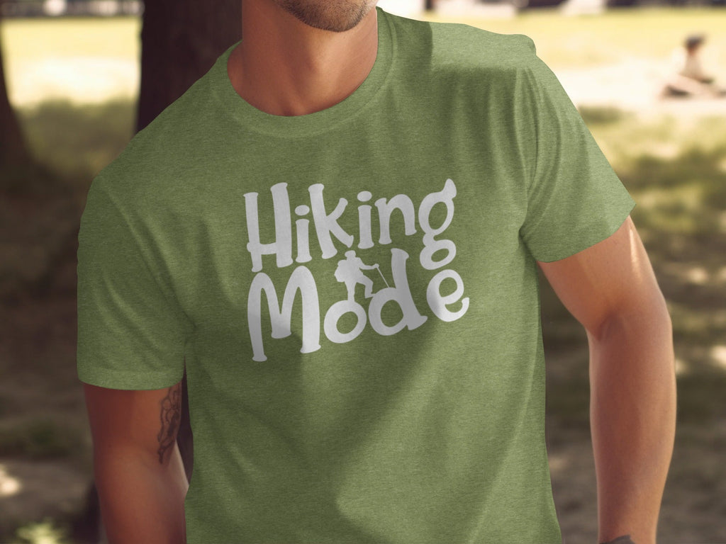 Hiking Mode Funny Outdoor Adventure Hiker Nature T-Shirt