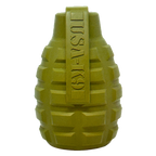 USA-K9 Grenade Shaped eDispenser Durable Dog Chew Toy & Treat Dispenser - Army Green