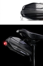 Hard Shell Bicycle Bag Waterproof Cycling Road Bike Tool Bag Night Reflective Bag Bike Accessories Bike Bag Bicycle Bag Under Hard Shell Bike Seat Bag with Silver Reflective Strip Bike Bag For Mountain Road Bike