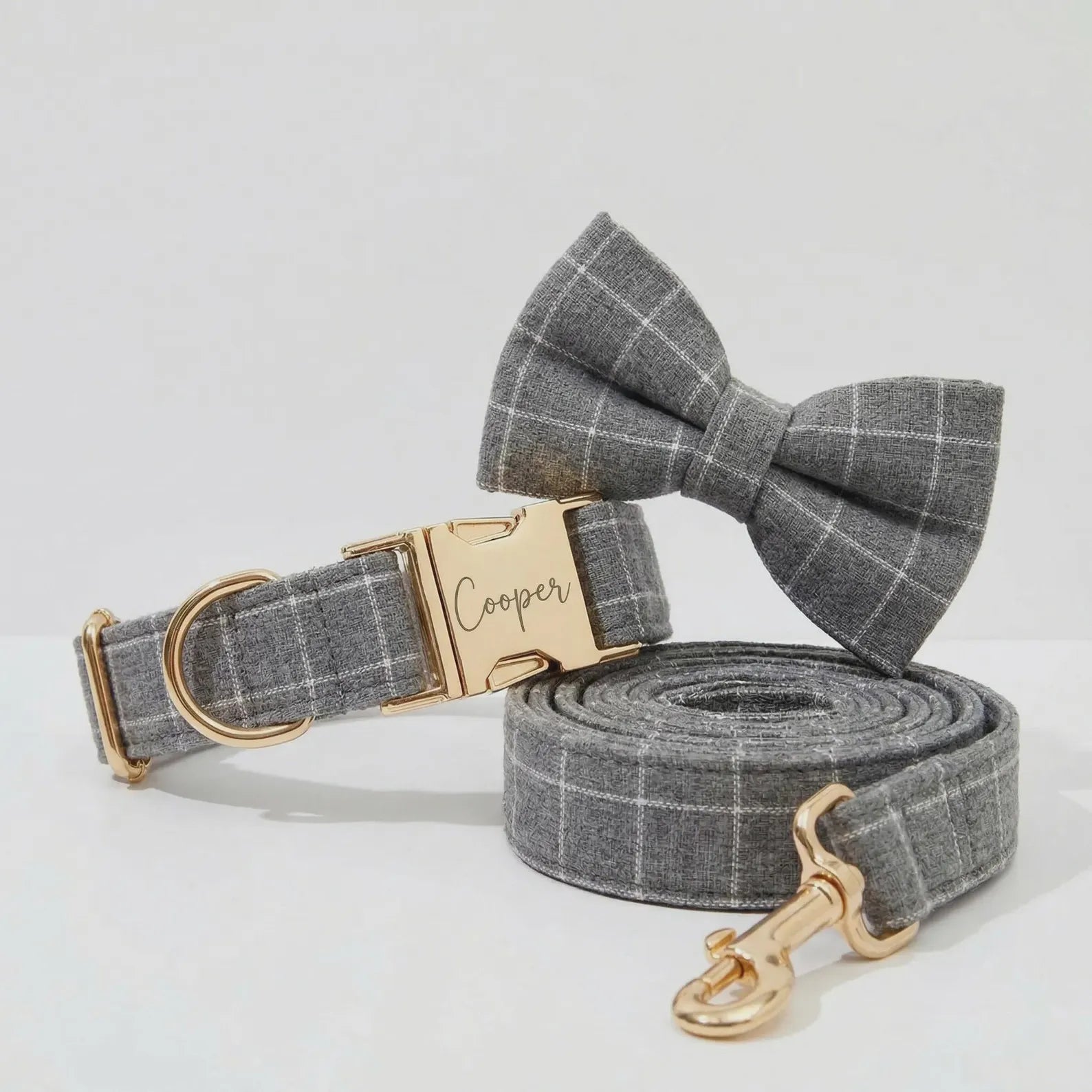 Gray Plaid Set