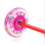 LED Flash Wheel Jumping Ball Single Foot Skipping Rope Adults Children Exercise Fitness Entertainment Toy Glowing Sport Balls Foldable Ankle Skip Ball Flash Jump Colorful Sports Swing Ball Fitness Jump Rope Fat Burning Game For Adults And Children