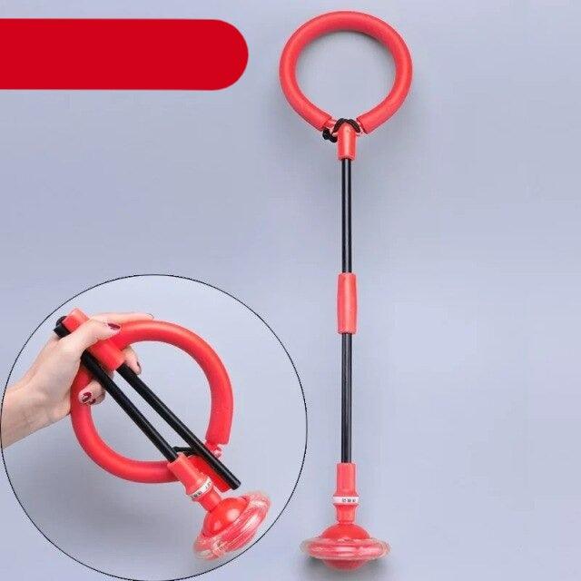 LED Flash Wheel Jumping Ball Single Foot Skipping Rope Adults Children Exercise Fitness Entertainment Toy Glowing Sport Balls Foldable Ankle Skip Ball Flash Jump Colorful Sports Swing Ball Fitness Jump Rope Fat Burning Game For Adults And Children