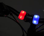 Lightweight Mini LED Silicone Bicycle Front Rear Light Waterproof Mountain Road Bike Cycling Headlight Tail Warning Lamp Silicone LED Bike Light Bike Headlight And Taillight Multi-Purpose Waterproof Bike Light For Cycling