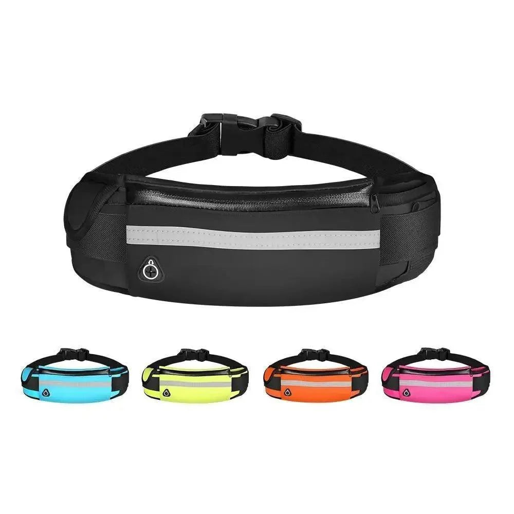 Lightweight Sports Running Waist Bag Unisex Belt Bag Waterproof Fanny Pack Bright Colors Fitness Workout Waist Bag