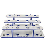 Made in the USA Fishing Rod Rack | 12 Pole Waterproof Wash-down | Dock, Garage, Boat, Storage