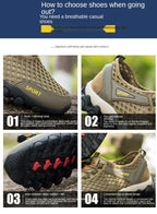 Men's Non-Slip Hiking Climbing Water Sports Shoes Beach Barefoot Surfing Shoes Outdoor River Upstream Quick Dry Barefoot Beach Sneakers Swim Boating Fishing Yoga Gym