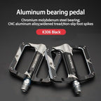 Mountain Bike Bicycle Pedals Cycling Ultralight Aluminum Alloy 4 Bearings Pedals Bike Pedals Flat Advanced 4 Bearings Mountain Bike Pedals Platform Bicycle Flat Alloy Pedals