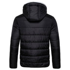 New Waterproof Winter Jacket Men Hooded Warm Autumn Jacket Windproof Hooded  Men Blue Comfortable Men's Jackets Lightweight Hiking Jackets For Ski Winter Coat