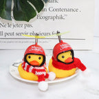 Normal Airscrew Helmet Standing Duck Broken Wind Small Yellow Duck Bike Motor Riding Cycling Lights Bicycle Accessories Rubber Yellow Duck Toy Bike Ornaments Yellow Duck With Proper Helmet Cool Decorations