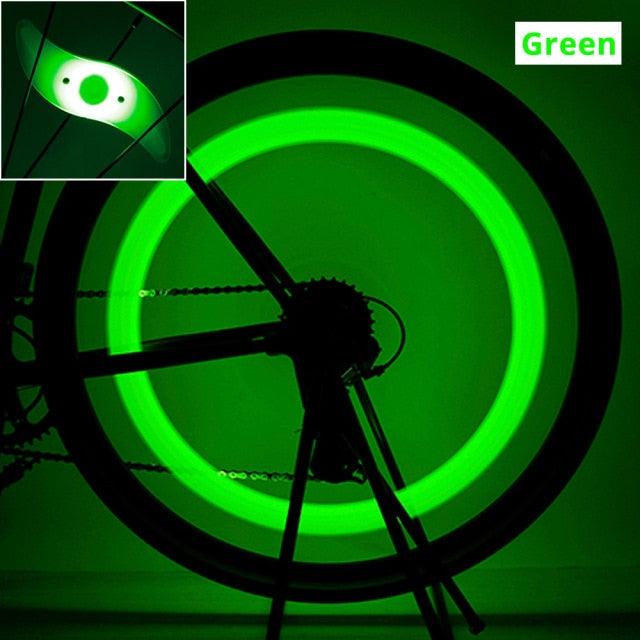 Waterproof Bicycle Spoke Light 3 Lighting Mode LED Bike Wheel Light Safety Warning Light 3 Modes LED Cycling Lights RGB Colorful Bicycle Spoke Lights For Safety Warning And Decoration
