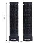 Shock Absorption Mountain Road Cycling Bike Bicycle Handlebar Cover Grips Smooth Soft Rubber Anti-slip Handle Grip Lock Bar End Premium Bike Handlebar Grips Single Lock-on Bike Grips Professional Mountain Bicycle Handlebar Locking Grips