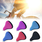 Bicycle Comfort Seat Saddle Cover 3D Soft Breathable Bike Saddle Cushion Cover Mesh Fabric Cycling Seat Saddle Cover For Comfort Saddles Cover Fit For Exercise Outdoor Bikes With Water Resistant Cover
