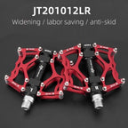 Road Bike Pedals Aluminum Alloy Anti-slip Bicycle Pedals Hollow-Carved Design Pedals Bicycle Accessories Mountain Bike Pedals Flat Bicycle Pedals Platform Cycling Sealed Bearing Aluminum Pedals For Mountain Bike