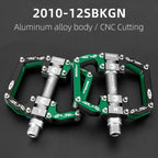 Road Bike Pedals Aluminum Alloy Anti-slip Bicycle Pedals Hollow-Carved Design Pedals Bicycle Accessories Mountain Bike Pedals Flat Bicycle Pedals Platform Cycling Sealed Bearing Aluminum Pedals For Mountain Bike