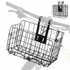 Folding Steel Mesh Bicycle Basket