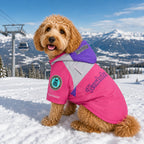 Touchdog ® 'Mount Pinnacle' Insulated Performance Retro Ski Dog Jacket