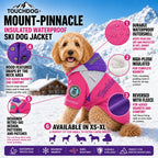 Touchdog ® 'Mount Pinnacle' Insulated Performance Retro Ski Dog Jacket