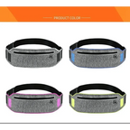 Trendy Slim Running Belt Fanny Pack Fitness Workout Exercise Waist Bag Jogging Belt Bag Gym Fitness Bag Ultra Light Runners Belt Travel Money Belt For Men Women