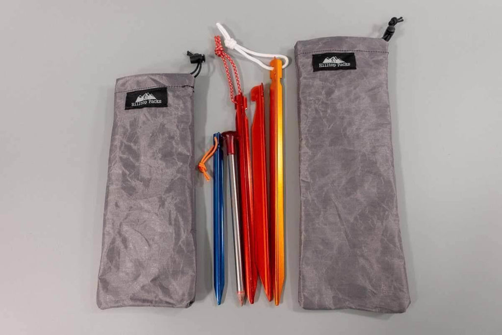 Ultralight Tent Stake Stuff Sack (D50T Tough Stake Bag)