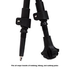 Four Pack of Extra Durable Rubber Replacement Tips (Replacement Feet - Paws - Ferrules - Caps) for Trekking Poles - Fits Most Hiking and Walking Poles.