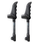Motivator Swift Connect Travel Poles for Balance and Rehab - Patented Stability Grips - Lightweight, Adjustable and Collapsible includes Detachable Feet and Travel Bag